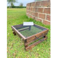 ราคา โต๊ะปิคนิคตะแกรงมินิ สีไม้โอ๊คแนววินเทจ พับเก็บได้ มีสายหิ้ว รุ่นตะแกรงเหล็กแข็งแรงทนทาน (21542333647)