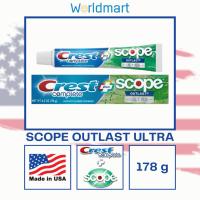 ราคา ยาสีฟัน Crest Scope Outlast Ultra ยาสีฟันนำเข้าจาก USA ช่วยให้ฟันขาว ป้องกันฟันผุ ของแท้100 (22347346912)