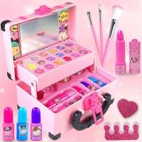 ราคา กระเป๋าเครื่องสำอางค์เด็กกล่องสีชมพู ชุดแต่งหน้าสำหรับเด็ก แต่งหน้าเด็ก เครื่องสำอางเด็ก เครื่องแต่งหน้าเด็ก ทาเล็บเด็ก (21500361666)