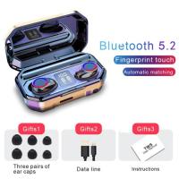 ราคา M12 TWS Earphone Flashlight Wireless Headset 9D Noise Reduction New 5 2 Bluetooth Headphone With LED Power Display (20961923306)