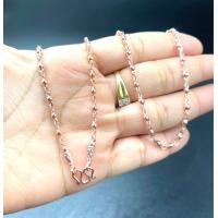 ราคา สร้อยนาค pink gold สวมหัวได้ 24 นิ้ว (21703082889)