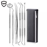ราคา Sharing of Good Things ชุดขูดหินปูนสแตนเลส เครื่องมือทำฟัน ขจัดหินปูน ชุดขูดหินปูน Stainless Steel Dentist Tool ที่ขัดฟันคน เครื่องขูดหินปูน ฟันขาว (18925005131)