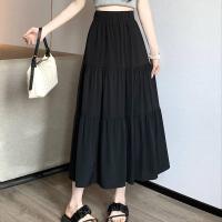 ราคา กระโปรงยาว กระโปรงชั้น ระบาย3ชั้น เอวยางยืด งานสวย ไม่อบอ้าว 00350 (22427871427)