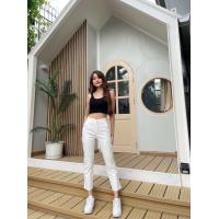 ราคา กางเกงขายาว 7 ส่วน ผ้าดับเบิ้ล ยืดหยุ่นดีมาก ใส่กระชับตัวดี ทรงกระบอกเล็ก เอวกลาง เหมาะกับสาวตัวเล็กที่หากางเกงใส่ยาก (21951224493)