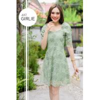 ราคา คอลเลคชั่นเขียว ชุดเขียวพาสเทล ชุดเดรส เดรสสีเขียว ธีมสีเขียว ชุดออกงาน เดรสสวยราคาถูก มีไซส์ S M L XL (22794222647)