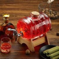 ราคา โหลแก้วใส่เครื่องดื่ม โหลแก้วใส่น้ำหวาน ขวดโหลแก้วหมักไวน์ อย่างหนา คูลเลอร์มีก๊อก ใส่เครื่องดื่ม พร้อมส่ง (19292405961)