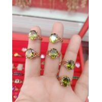 ราคา แหวนนาคแท้ๆหัวพลอยสีเขียวส่อง (22046179278)