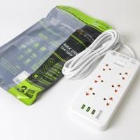 ราคา ปลั๊กไฟ ปลั๊กพ่วง ปลั๊กคู่6ช่อง 1สวิตช์ พร้อมช่องUSB มีมอก ประกัน3ปี สายยาว3และ5เมตร รองรับวัตต์ได้สูง ปลั๊กมินิมอล (21503366218)