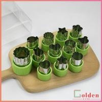 ราคา Golden พิมพ์กดผักผลไม้ กดคุ้กกี้ แม่พิมพ์กดผัก แม่พิมพ์ทำขนม Biscuit embossing mold (12409556546)