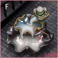 ราคา Sweet Belly กระถางธูปกำยานควันน้ำตก สไตล์หิน ดอกบัว incense burner (21959761362)