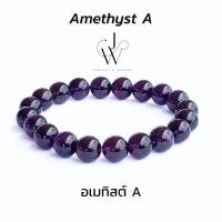 ราคา กำไลข้อมือ กำไลหิน หินมงคล อเมทิสต์ A Amethyst A หินนำโชค ลูกปัด หิน 8 10 มม (21901442074)