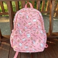 ราคา น่ารัก หูขนาดใหญ่ Cinnamoroll กระเป๋าเป้สะพายหลังกันน้ําสองไหล่ 2023 ใหม่ Sanrio Hello Kitty ขนาดใหญ่กระเป๋าผ้าไนลอน (21611680615)