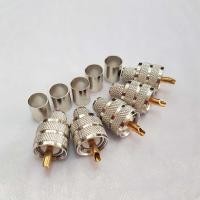 ราคา PL259 UHF Male แบบ crimp ใช้คีมหนีบ สำหรับสาย RG8 RG214 (20997137661)