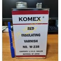 ราคา น้ำยาวานิชแดง KOMEX W 23R สีแดงทึบ กันสนิม งานโอเวอร์ฮอล overhaul น้ำยาวานิชอาบมอเตอร์ เคลือบทองแดง พันมอเตอร์ พันคอยล์ (15798827923)
