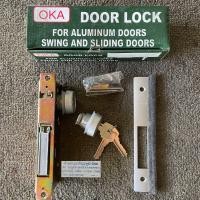 ราคา กุญแจประตูอลูมิเนียม แบบไขสองทาง กุญแจ3ดอก (9445472638)