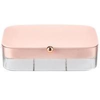 ราคา Large Capacity Double Layer Jewelry Box Nordic Luxury Earrings Necklaces Ring Accessories 30 Grids Storage Display Box (11813686872)