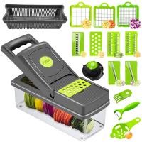 ราคา ที่ขูดมะละกอ เครื่องหั่นผัก vegetable cutter เครื่องหั่นผลไม้มัลติฟังก์ชั่น เครื่องซอยหอม 15 in 1 เครื่องสไลด์ผัก เครื่องหั่นอาหาร (22752993450)