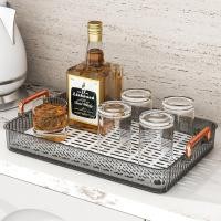 ราคา ถาดวางแก้ว 2ชั้น ถาดรองชาพลาสติก ถาดวางจาน Plastic cup drain Tray สำหรับเสิร์ฟกาแฟ วางผลไม้ วางแก้ว Simple Living TH (21385038028)