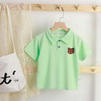 ราคา TONALเสื้อผ้าเด็กผู้ชาย เด็กแขนสั้นเสื้อยืดคอปกด้านนอกสวมเสื้อโปโลหล่อเสื้อโปโลหลวมคอตุ๊กตาคอวิทยาลัยลมสีแดง (21435861881)