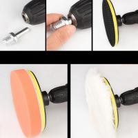 ราคา 5Pcs Set 125mm Car Polisher Polishing Pad Wheel Kit Backing Plate Shank Adapter for Drill Grinding Machine Polisher (21424231649)
