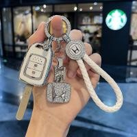 ราคา เคสกุญแจรีโมตรถฮอนด้าพวงกุญแจ City Brio brv hrv crv อุปกรณ์เสริมรถยนต์รถฮอนด้า Honda Key Cover เคสกุญแจรถ honda (21906136582)