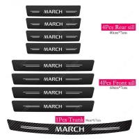 ราคา Nissan March Car Sill Sticker Anti Scratch Waterproof Trunk Protector (20534043980)
