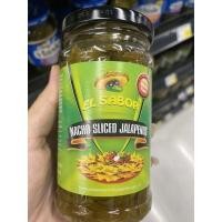 ราคา พริกดอง ในน้ำเกลือ ตรา เอลซาบอร์ 225 G Nacho Sliced Jalapenos El Sabor Brand (17213827434)