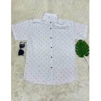ราคา เสื้อเชิ้ตแขนสั้น พิมพ์ลายสมอเรือใบ (21959852727)