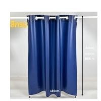 ราคา ผ้าม่านพลาสติกใส สีกรม ม่านสำเร็จรูป PVC อย่างหนา พลาสติกใสกันฝนกันแดด หน้ากว้าง 135 cm (22073094805)