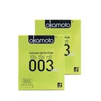 ราคา อกาโมโต ซีโร่ ซีโร่ ทรี อะโล Okamoto 003aloe 1กล่อง (18345893990)