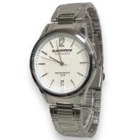 ราคา นาฬิกาข้อมือผู้ชาย US SUBMARINE ยูเอสซับมารีน สีเงิน สายแสตนเลส กันน้ำ 100 (22117776874)