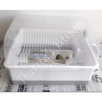 ราคา ที่คว่ำจาน กล่องเก็บจาน พร้อมฝาปิด (21886159822)