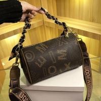 ราคา กระเป๋าทรงถังผู้หญิง สายสะพายไหล่คู่สามารถถอดแยกได้ กระเป๋าสะพายข้าง กระเป๋าถือ (21709029589)