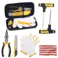 ราคา ชุดปะยางรถยนต์ ชุดปะยางฉุกเฉิน ขนาดพกพา Tire Repair Tool Set (21904029268)