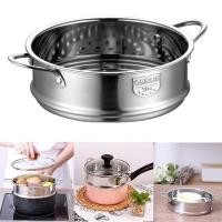ราคา HAPPY TIME Thickening Food Steam Rack Stainless Steel Steamer with Double Ear for Soup Pot Milk Pot Kitchen Tools (22153811480)