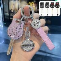 ราคา nissan remote key cover nissan march almera navara keychain terra leaf key case navara key holder (22087100017)