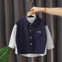 ราคา เสื้อเชิ้ตแขนยาว สีขาว ขนาดเล็ก แฟชั่นฤดูใบไม้ร่วง สําหรับเด็กผู้ชาย (22594493084)