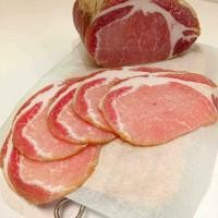 ราคา เบคอนหมูสันในรมควัน SMOKED LOIN EYE BACON (22257377043)