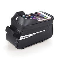 ราคา TrekTribe กระเป๋าจักรยานสำหรับโทรศัพท์ขี่จักรยาน กระเป๋าเฟรมท่อด้านหน้าด้านบนกระเป๋ากันน้ำเคสเก็บของหน้าจอสัมผัส MTB หลอดฮาร์ดบีมกระเป๋าลำแสงด้านหน้า (22544586488)