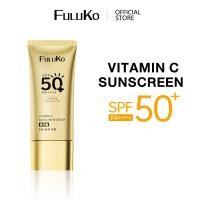 ราคา FULUKO UV VC Sunscreen SPF50 PA ครีมกันแดด เบาสบายผิ สูตรกันน้ำ สดชื่นผิว ไม่มันเยิ้ม สูตรอ่อนโยนสำหรับผิวแพ้ง่าย (22744416065)