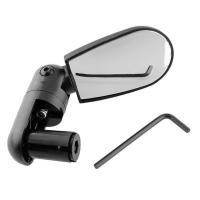 ราคา กระจกติดปลายแฮนด์จักรยาน กระจกมองข้าง สีดำ 1 คู่ (1383234695)