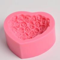 ราคา Freshyware แม่พิมพ์ซิลิโคน พิมพ์สบู่ 3มิติ หัวใจ ลาย กุหลาบ Rosy Heart แม่พิมพ์ทำวุ้น ถาดน้ำแข็ง พิมพ์ขนม พิมพ์สบู่ Silicone mold พิมพ์ซิลิโคนหัวใจ (101480172)