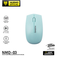 ราคา Nubwo NMD 03 Mouse Dual Mode Wireless Bluetooth เมาส์ไร้สาย ไวเลสบลูทูธ มีให้เลือก 3 สี สินค้ารับประกัน 1 ปี (22607039997)