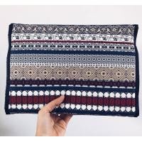 ราคา Shiseido Cosmetic Bag ลายไทย แบบสามพับ กระเป๋าเครื่องสำอางค์ ชิเซโด้ (8260124615)