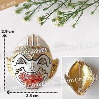 ราคา balinum เข็มกลัดติดเสื้อ รูปพระพิฆเนศ พ่อแก่ฤาษี พ่อปู่ฤาษีนารอด พ่อปู่ฤาษีตาไฟ พญานาค หนุมาน งานลงยาประดับเพชรสวยงามมาก Thai Brooch (19836756103)