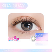 ราคา Angel Zone คอนแทคเลนส์ รุ่น Kira Gray 14 2 รองรับสายตาปกติและค่าสายตาสั้น 0 50 ถึง 10 00 (22285512278)