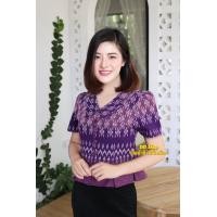 ราคา เสื้อพื้นเมืองหญิง ลายไทย สวยๆพร้อมส่ง (22090215978)