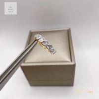 ราคา แหวนเพชรแถวเรียงทรงตาม้าประดับเพชร 7 เม็ด ขนาดฟรีไซค์ สวยอมตะ (21974782138)
