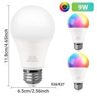 ราคา หลอดไฟ LED RGB เปลี่ยนสีได้ 16 สี หลอดไฟ LED เปลี่ยนสี ควบคุมด้วยรีโมทคอนโทรล หลอดไฟบรรยากาศปาร์ตี้ครอบครัว (22428718055)