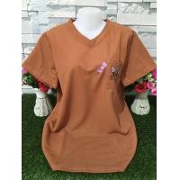 ราคา เสื้อยืด เสื้อผู้หญิง เสื้อยืด ผญสวยๆ เสื้อแฟชั่นผญ เสื้อผ้าสาวอวบ เสื้อยืด oversize46 50นิ้ว เสื้อแขนสั้น รุ่น2503 (22059150012)